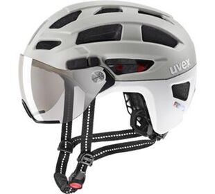 Uvex finale visor, sand-white mat/ltm., 52-57 (grau/weiß)