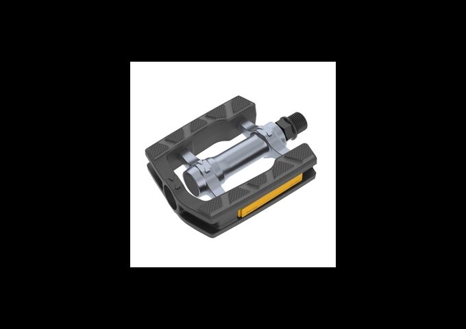 Mounty Tec Pedal silber / schwarz