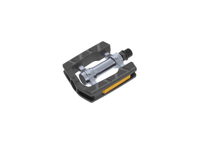 Mounty Tec Pedal silber / schwarz