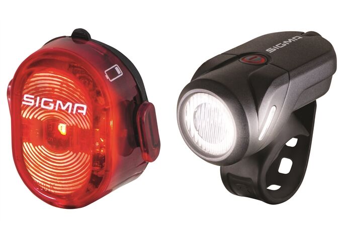 Sigma LED Beleuchtungs-Set Aura 35 Lux + Nugget ll USB