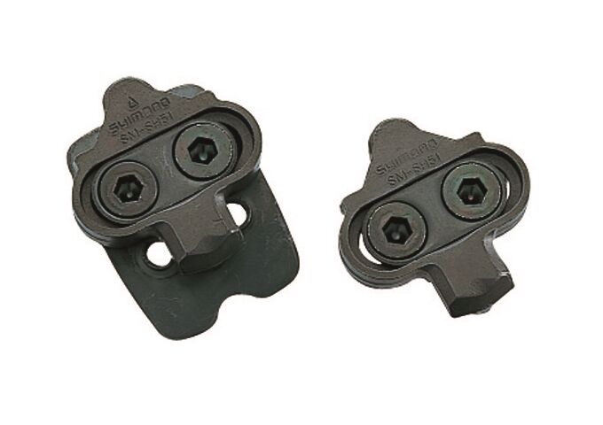 Shimano Schuhplatten SPD SM-SH51 ohne Gegenplatte sz.