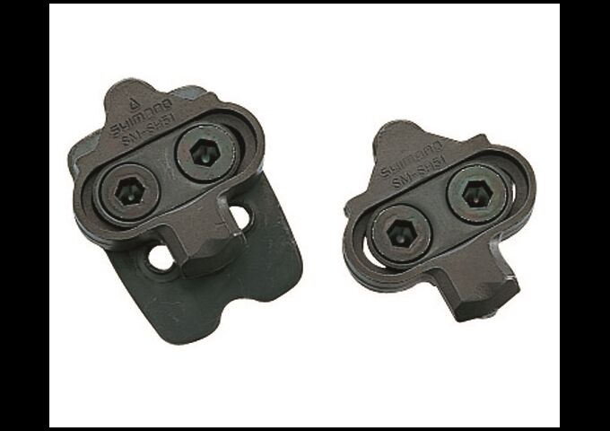 Shimano Schuhplatten SPD SM-SH51 ohne Gegenplatte sz.