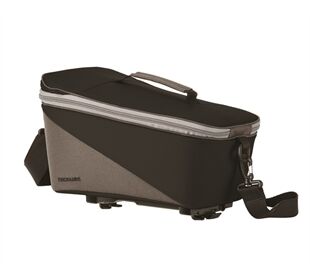 Racktime Gepäckträgertasche Talis 2.0 carbon/stone (grau/schwarz)