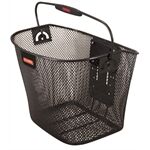 Klickfix Lenkerkorb Uni schwarz