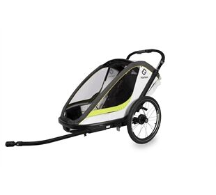 Hamax Anhänger Breeze white/green (weiss/grün)