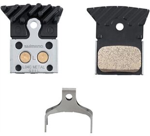 Shimano Bremsbeläge L04C Metall Typ L (schwarz)