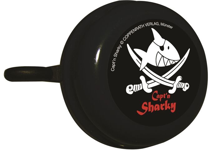 Bike Fashion Kinderglocke Capt´n Sharky schwarz