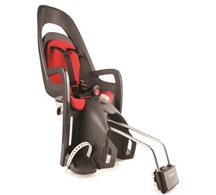 Hamax Caress Kindersitz f. Sattelrohrmontage (grau/rot)