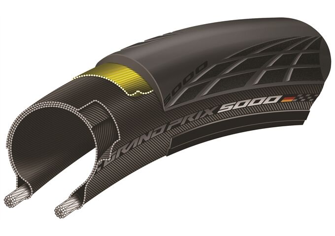 Continental 28-622 Grand Prix 5000 BlackChili sz fb