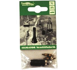 Alligator Ventile AV m. Kappe + Mutter (2St) Alligator