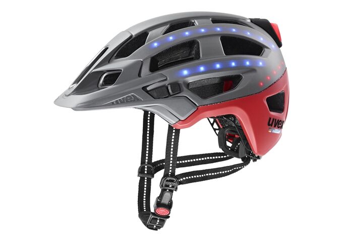 Uvex finale light 2.0, silver-red matt, 52-57