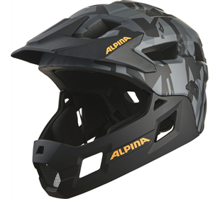 Alpina Rupi black-camo matt 50-55 (black-camo orange matt)