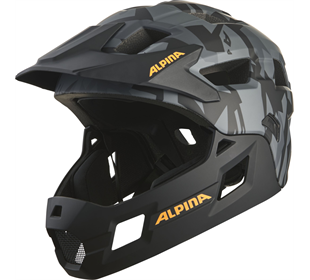Alpina Rupi black-camo matt 50-55 (fading-neon matt)