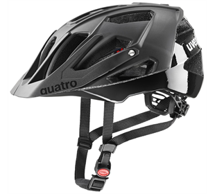 Uvex quatro cc all black matt 52-57 (schwarz)