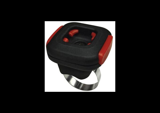 Klickfix Lenkerad. Quad schwarz