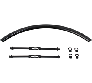 Ortlieb Quick Rack Mudguard 72mm black (schwarz)