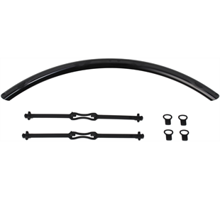 Ortlieb Quick Rack Mudguard 72mm black (schwarz)