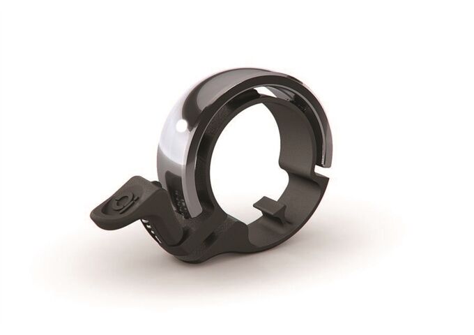 Knog Oi large schwarz/silber poliert