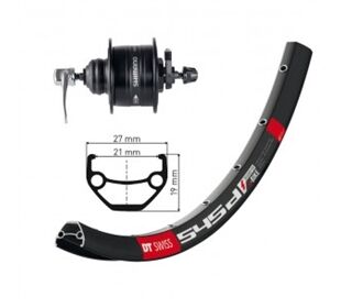 DT Swiss VR 559-21 Nabendyn. DH3D37 Centl.sz.SSP 36L (schwarz)