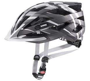 Uvex air wing cc, black - silver mat, 52-57 (black matt/silver)