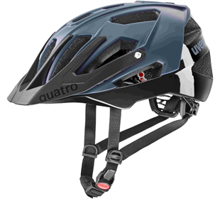 Uvex quatro cc dusk blue/black matt 52-57 (blau/schwarz)