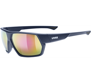 Uvex Sportstyle 238 deep space matt/ mirror red (dark blue-red)