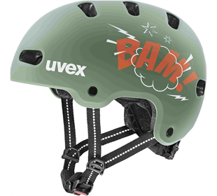 Uvex Kid 4 style bam moss green matt 51-55 (moosgrün)