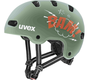 Uvex Kid 4 style bam moss green matt 51-55 (moosgrün)