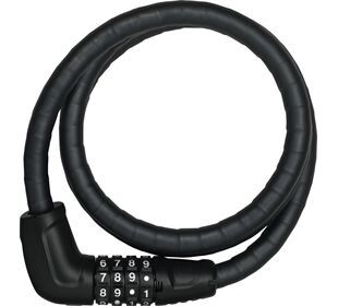 Abus 6615C/120/15 Tresorflex Kabel/4 Zahlen black (schwarz)