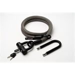 tex-lock tex-lock eyelet L 160cm + U/X-Lock, grau/schwarz