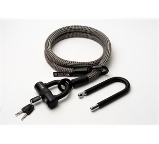 tex-lock tex-lock eyelet L 160cm + U/X-Lock, grau/schwarz (grau)