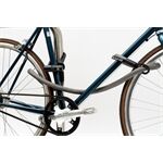 tex-lock tex-lock eyelet L 160cm + U/X-Lock, grau/schwarz