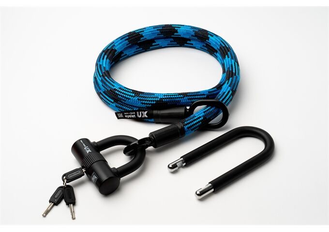 tex-lock tex-lock eyelet L 160cm + U/X-Lock, morphoblau