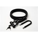 tex-lock tex-lock eyelet L 160cm + U/X-Lock, schwarz