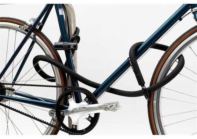 tex-lock tex-lock eyelet L 160cm + U/X-Lock, schwarz