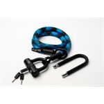 tex-lock tex-lock eyelet M 120cm + U/X Lock, morphoblau