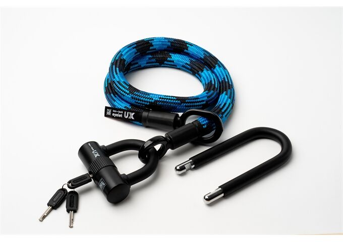 tex-lock tex-lock eyelet M 120cm + U/X Lock, morphoblau