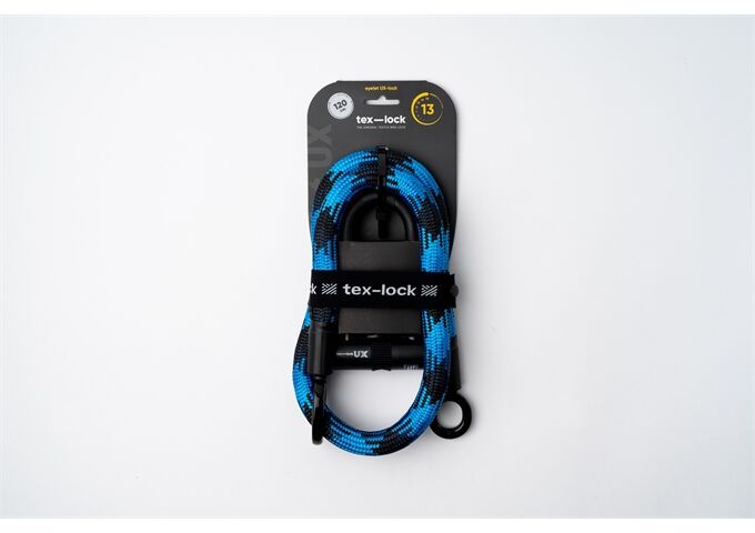 tex-lock tex-lock eyelet M 120cm + U/X Lock, morphoblau