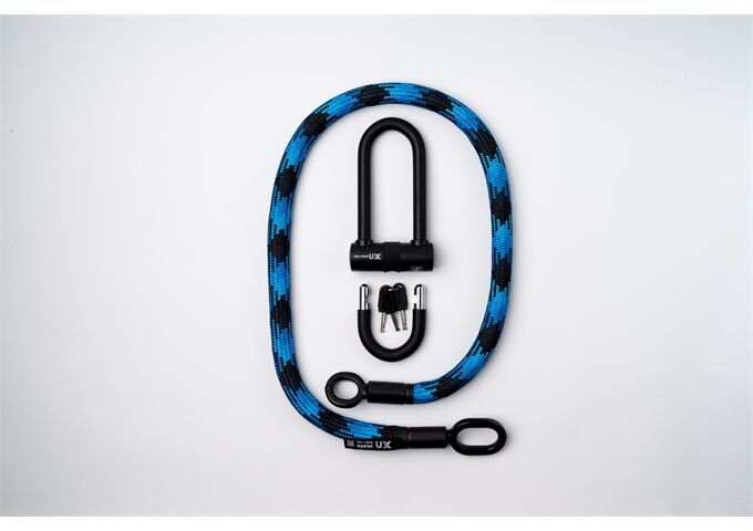 tex-lock tex-lock eyelet M 120cm + U/X Lock, morphoblau