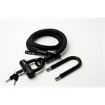 tex-lock tex-lock eyelet M 120cm + U/X-Lock, schwarz