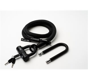 tex-lock tex-lock eyelet M 120cm + U/X-Lock, schwarz (schwarz)