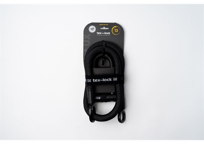 tex-lock tex-lock eyelet M 120cm + U/X-Lock, schwarz
