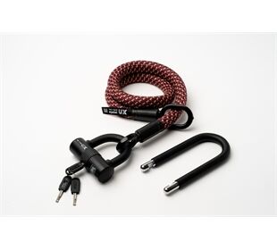 tex-lock tex-lock eyelet S 80cm + U-Lock, chateau red (red)