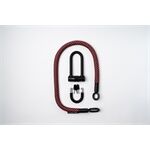 tex-lock tex-lock eyelet S 80cm + U-Lock, chateau red