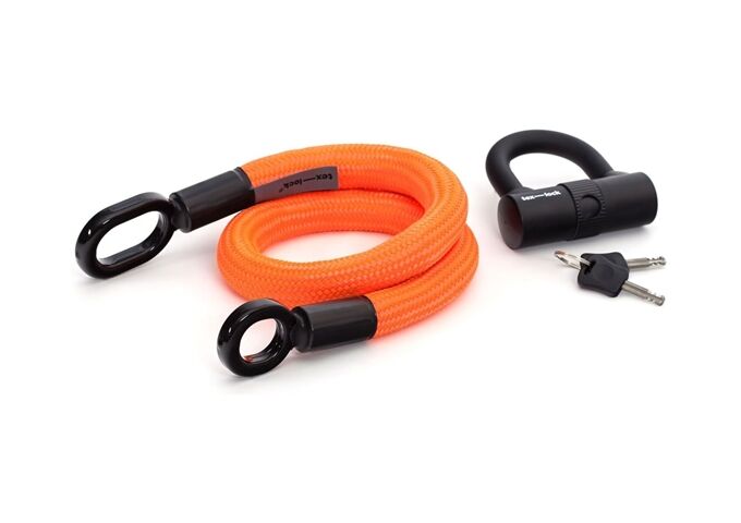 tex-lock tex-lock eyelet S 80cm + U-Lock, orange