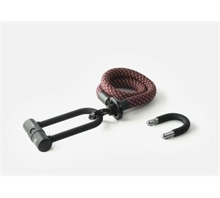 tex-lock tex-lock eyelet S 80cm + U/X-Lock, chateau red (rot)