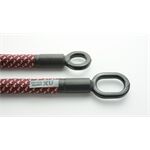 tex-lock tex-lock eyelet S 80cm + U/X-Lock, chateau red