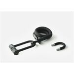 tex-lock tex-lock eyelet S 80cm + U/X-Lock, schwarz