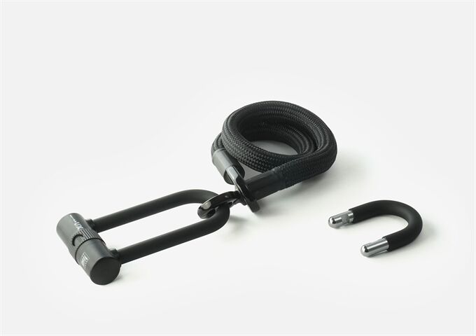 tex-lock tex-lock eyelet S 80cm + U/X-Lock, schwarz