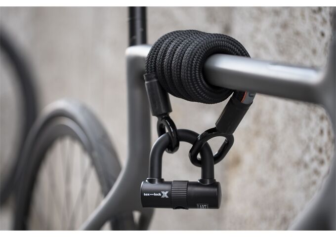 tex-lock tex-lock eyelet S 80cm + U/X-Lock, schwarz